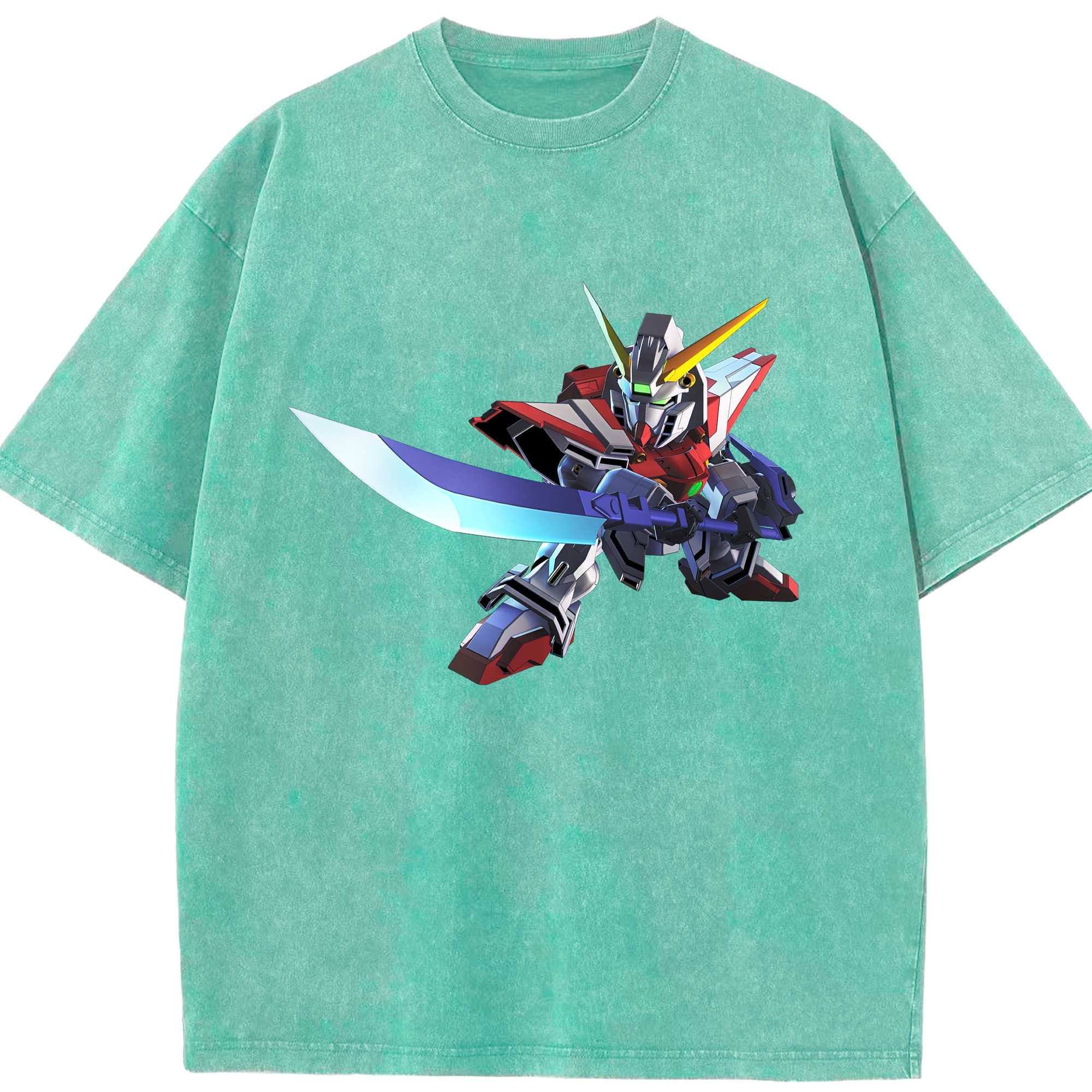 （画像用） 機動戦士ガンダム Mobile Suit Gundam 綿100% ヴィンテージ風 半袖Tシャツ（フロントプリント）